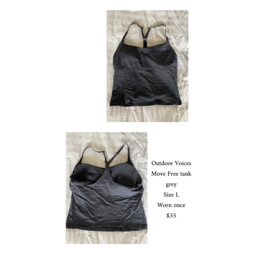 Outdoor Voices work out crop top